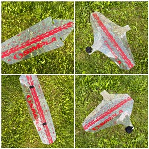 IQ MTB - kpl. transp/czerwony, set transp/red- set of 4 (FRONT+REAR+SEAT+LOWER)
