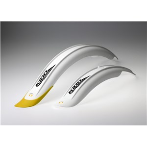 KIDO 20 SHORT - kpl. bia/zól, set whi/yel