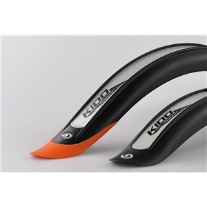 KIDO 16 LONG REFLEX - kpl. cza/pom, set blk/ora