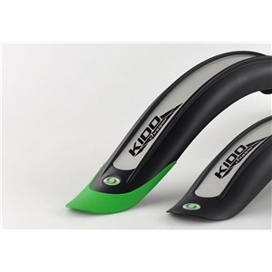 KIDO 16 LONG REFLEX - kpl. cza/ziel, set blk/gre