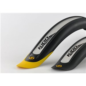 KIDO 16 LONG REFLEX - kpl. cza/zól, set blk/yel