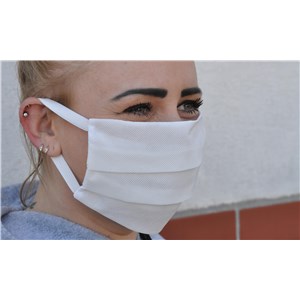 Maseczka LUX biała/ Face mask white