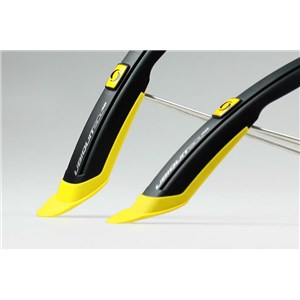 UBIQUIT 45 SHORT - kpl. cza/zól, set blk/yel